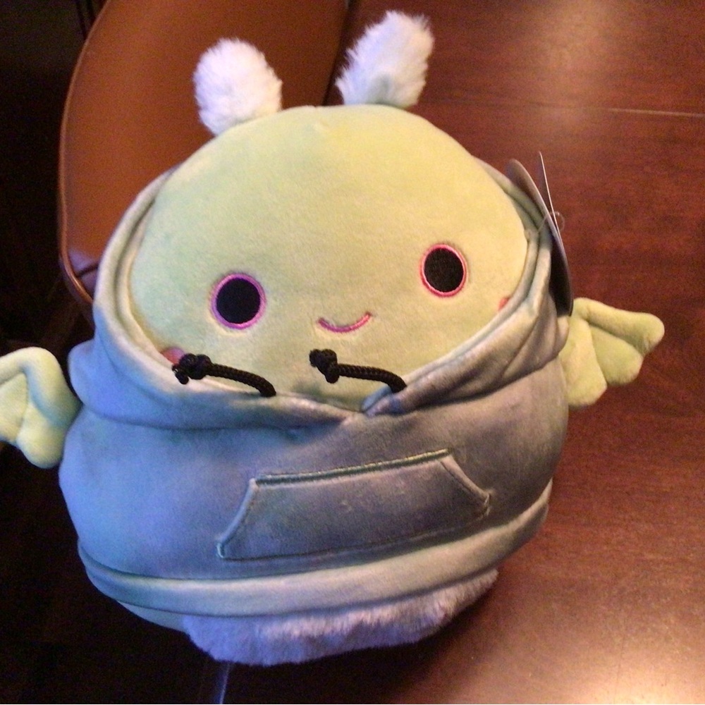 Squishmallows Green and Gray Stuffed Animal